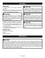 Preview for 13 page of Ryobi P2502 Operator'S Manual