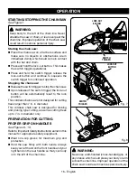 Preview for 16 page of Ryobi P2502 Operator'S Manual