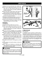 Preview for 22 page of Ryobi P2507 Operator'S Manual