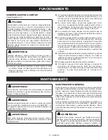 Preview for 29 page of Ryobi P2601 Operator'S Manual