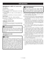 Предварительный просмотр 21 страницы Ryobi P26011 Operator'S Manual