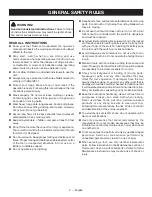 Preview for 5 page of Ryobi P2603 Operator'S Manual