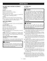 Preview for 11 page of Ryobi P2606 Operator'S Manual