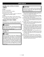 Preview for 11 page of Ryobi P2608 Operator'S Manual