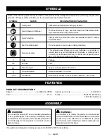 Preview for 5 page of Ryobi P262 Operator'S Manual