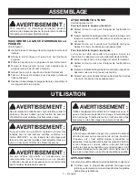 Preview for 21 page of Ryobi P2800 Operator'S Manual