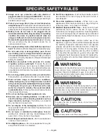 Preview for 8 page of Ryobi P2809 Operator'S Manual