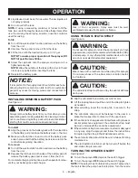 Preview for 13 page of Ryobi P2809 Operator'S Manual