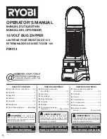 Preview for 1 page of Ryobi P29014 Operator'S Manual