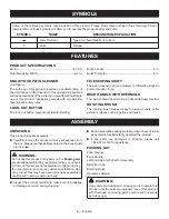 Preview for 8 page of Ryobi P2904 Operator'S Manual