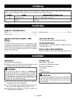 Preview for 8 page of Ryobi P2905 Operator'S Manual