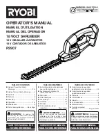 Preview for 1 page of Ryobi P2907 Operator'S Manual