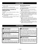Preview for 19 page of Ryobi P2909 Operator'S Manual