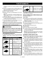 Preview for 18 page of Ryobi P307 Operator'S Manual