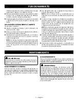 Preview for 19 page of Ryobi P307 Operator'S Manual