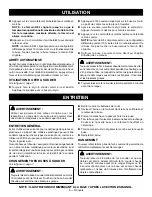 Предварительный просмотр 11 страницы Ryobi P3105 Operator'S Manual