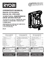 Preview for 1 page of Ryobi P317 Operator'S Manual