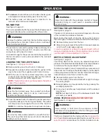 Предварительный просмотр 9 страницы Ryobi P325 Operator'S Manual