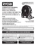 Ryobi P3320 Operator'S Manual предпросмотр