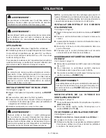 Preview for 16 page of Ryobi P3320 Operator'S Manual