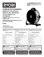 Ryobi P3340 Operator'S Manual preview