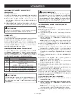 Предварительный просмотр 16 страницы Ryobi P3410 Operator'S Manual