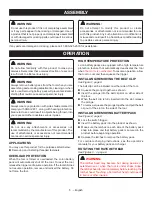 Preview for 5 page of Ryobi P344 Operator'S Manual