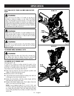 Preview for 21 page of Ryobi P3650 Operator'S Manual