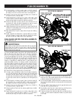 Preview for 88 page of Ryobi P3650 Operator'S Manual