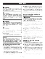 Preview for 8 page of Ryobi P4003 Operator'S Manual