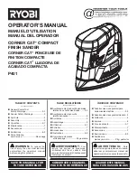Ryobi P401 Operator'S Manual предпросмотр