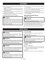 Preview for 8 page of Ryobi P422 Operator'S Manual