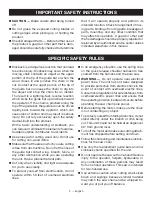 Preview for 3 page of Ryobi P4360 Operator'S Manual