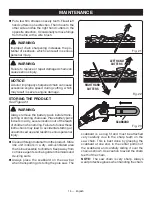 Предварительный просмотр 18 страницы Ryobi P4360 Operator'S Manual