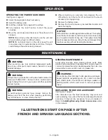 Preview for 8 page of Ryobi P4510 Operator'S Manual