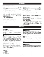 Preview for 7 page of Ryobi P501G Operator'S Manual