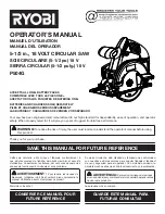 Preview for 1 page of Ryobi P504 Operator'S Manual