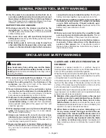 Preview for 4 page of Ryobi P504 Operator'S Manual