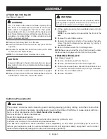 Preview for 8 page of Ryobi P504 Operator'S Manual