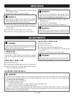 Preview for 10 page of Ryobi P507 Operator'S Manual