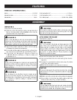 Preview for 6 page of Ryobi P508 Operator'S Manual