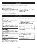 Preview for 7 page of Ryobi P508 Operator'S Manual