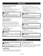 Preview for 10 page of Ryobi P508 Operator'S Manual