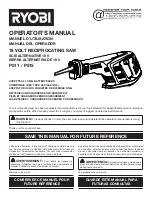 Ryobi P511 Operator'S Manual preview