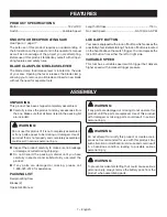 Preview for 7 page of Ryobi P511 Operator'S Manual