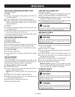 Preview for 6 page of Ryobi P518 Operator'S Manual