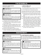 Preview for 19 page of Ryobi P519 Operator'S Manual