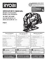 Preview for 1 page of Ryobi P5231 Operator'S Manual