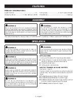 Preview for 6 page of Ryobi P5231 Operator'S Manual