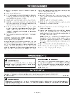 Предварительный просмотр 25 страницы Ryobi P5231 Operator'S Manual